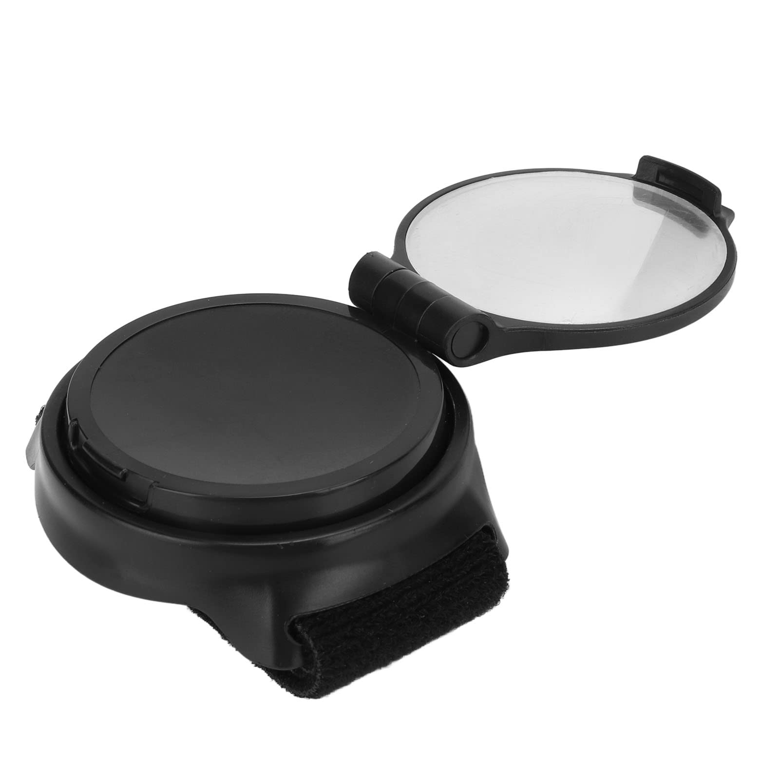 Adjustable Wristband Bike Mirror - 360° Rearview Cycling Safety Mirror for Bicycles & Motorcycles - Black - Perfect for Commuting, Road Biking & Outdoor Adventures