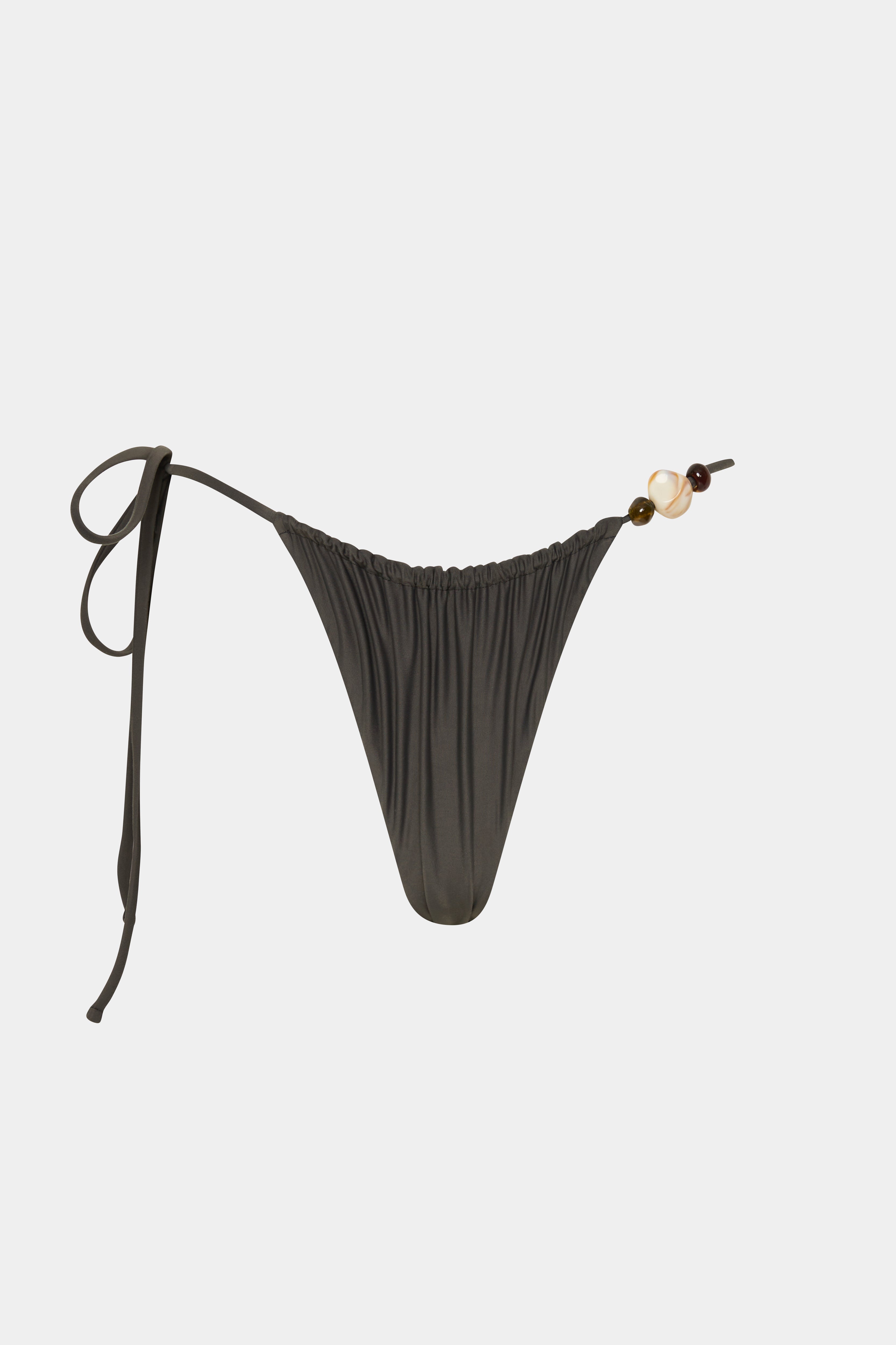 Jeanne Beaded String Brief - Elegant Lace Underwear for Women, Comfortable and Sexy Panties for Daily Wear or Special Occasions