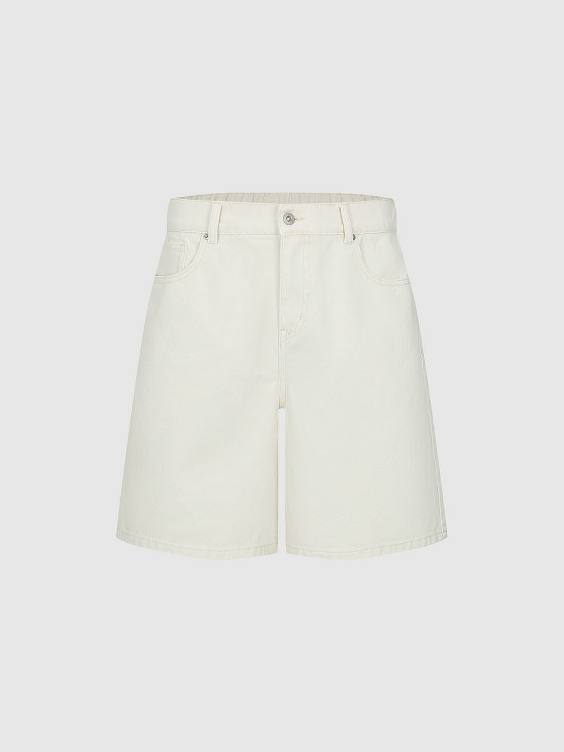 Stylish Women's Denim Shorts UMM850042 - High Waist Distressed Denim Shorts for Summer Casual Wear