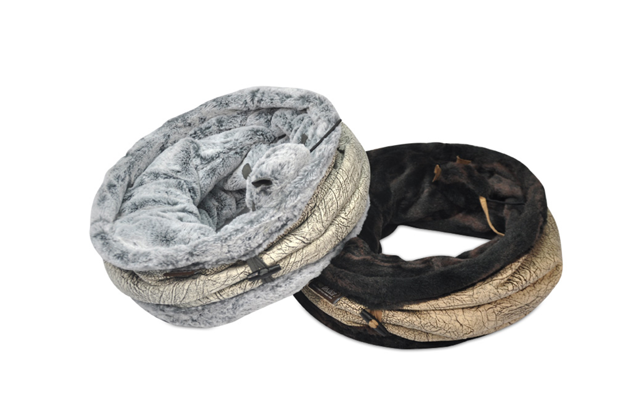 P.L.A.Y. Purr and Pounce Cat Tunnel - Interactive Cat Toy for Indoor Play, Hide & Seek, Exercise - Fun for Kittens & Adult Cats