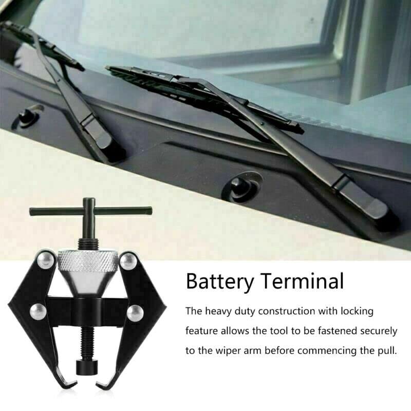 Heavy-Duty Battery Terminal Bearing Wiper Puller Tool - Windshield Wiper Arm Remover & Small Bearing Puller Kit for Auto Repair - Perfect for Car Maintenance, DIY Mechanics, and Professional Garage Use