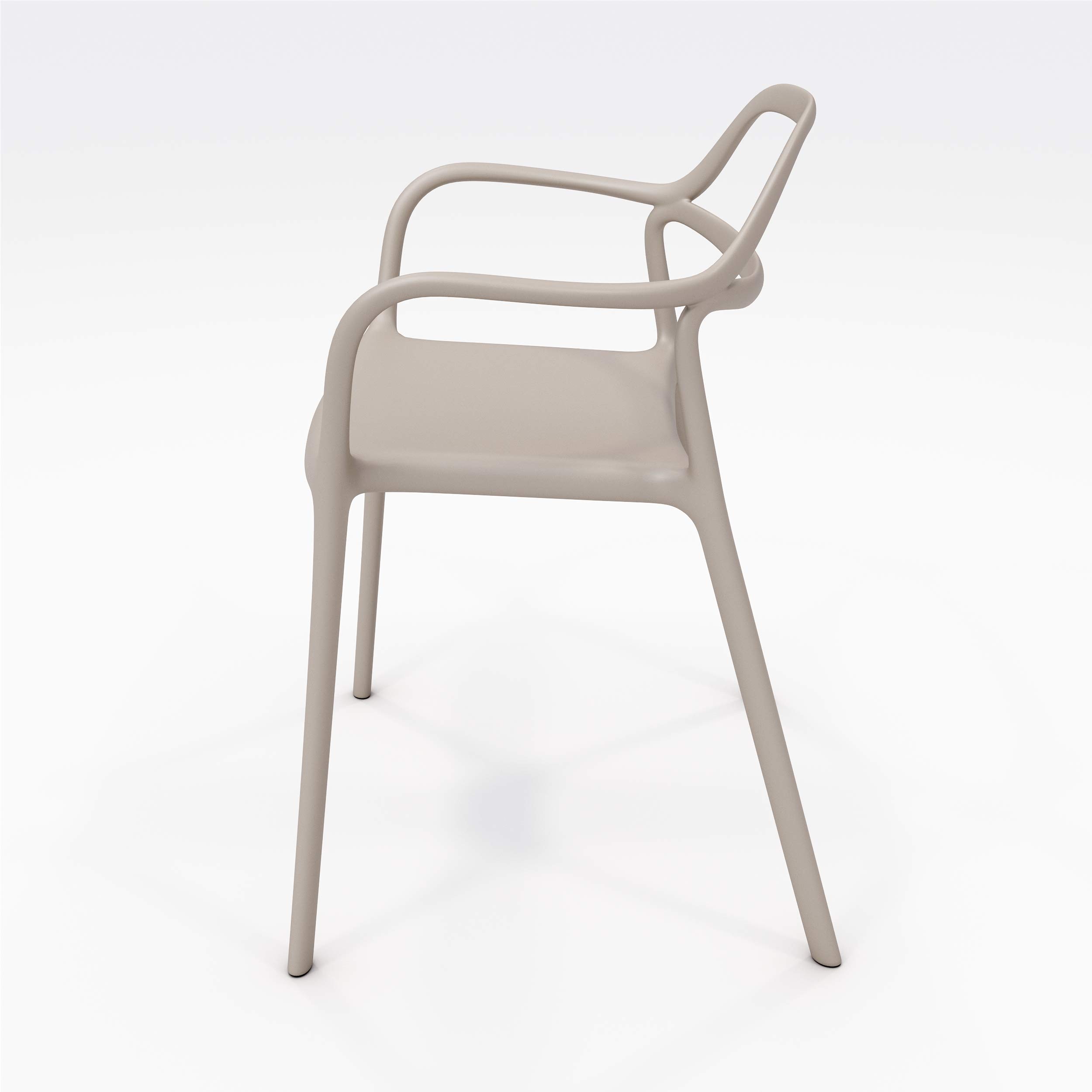 Dali Indoor/Outdoor Chair - Modern Patio Furniture for Living Room, Garden & Balcony - Comfortable Morel Design for Relaxing & Lounging