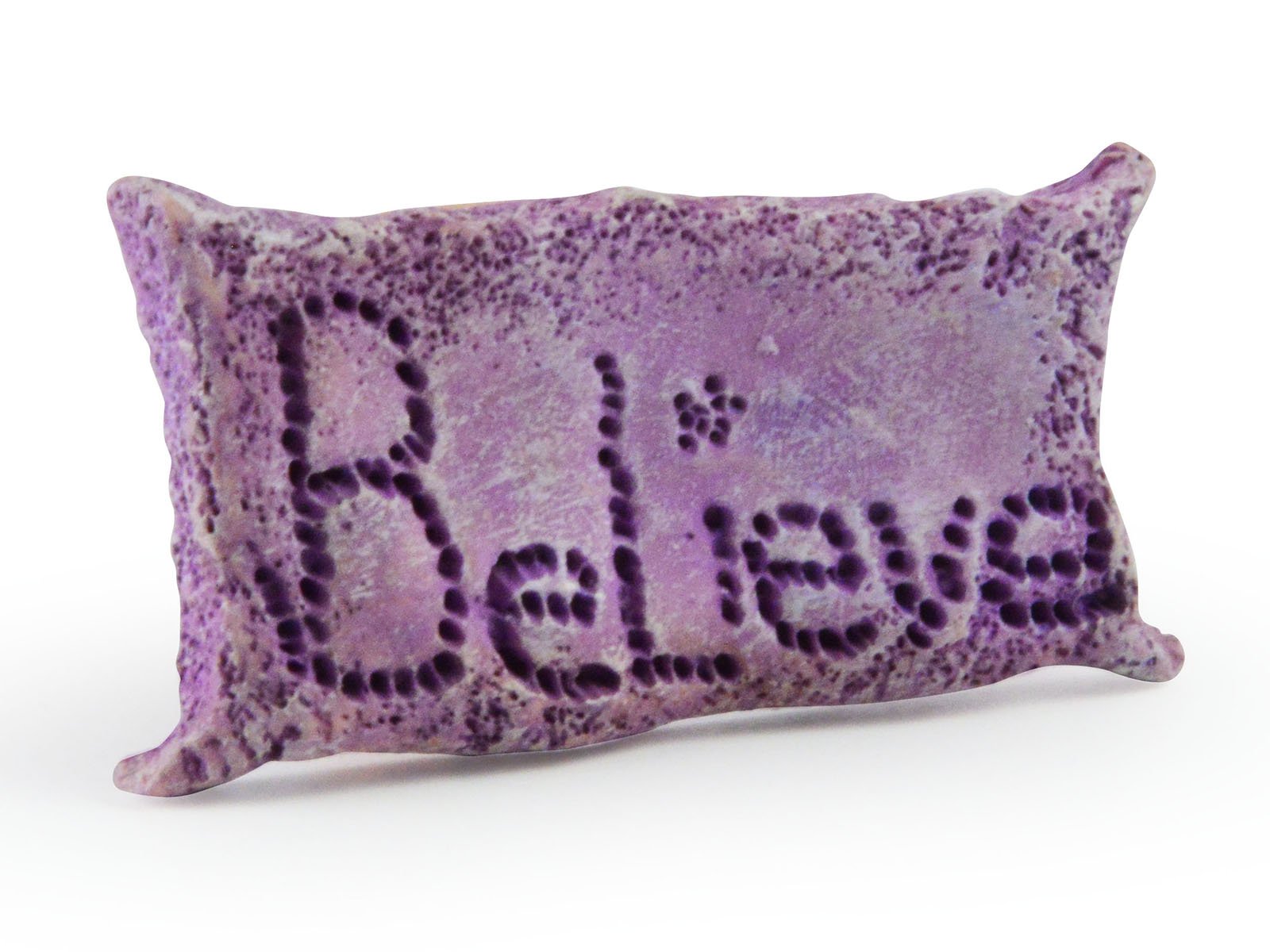 Miniature Fairy Garden Accessories Set - Whimsical Sugar House & Believe Pillow for DIY Fairy Gardens, Terrariums & Home Décor | Perfect for Indoor/Outdoor Fairy Scenes & Gift Giving