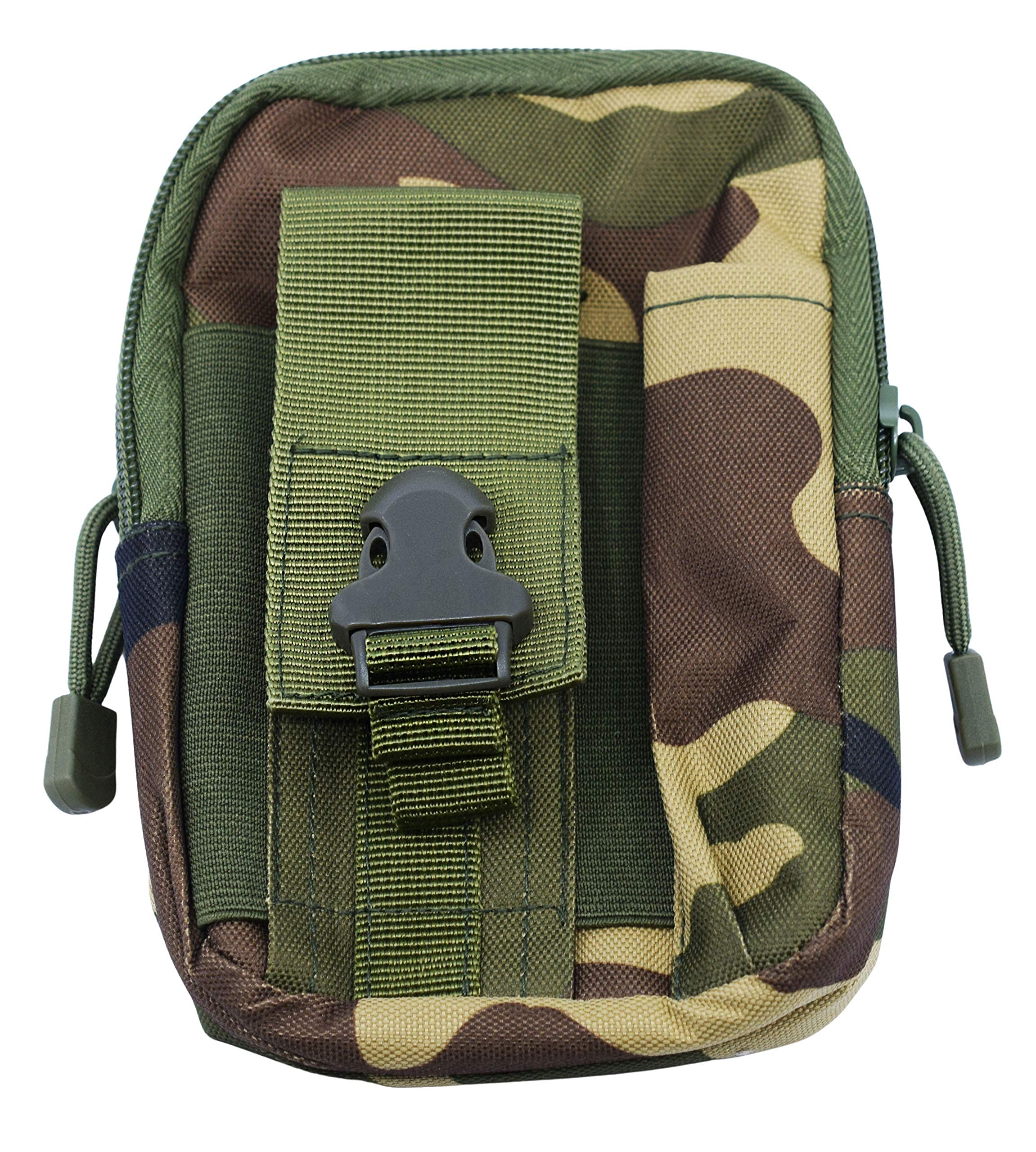 Teak Tuning Large Fingerboard Travel Carry Bag - Jungle Camo for Skateboard Fingerboard Storage & Transport - Perfect for Travel, School, Work & Outdoor Adventures