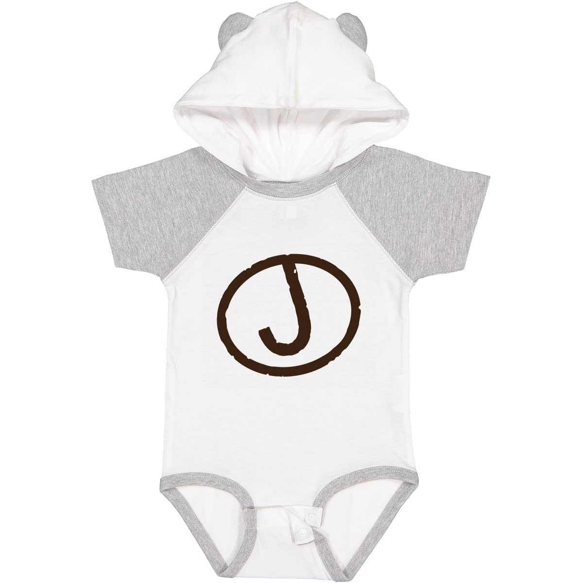 Inktastic Custom Monogram Letter J Baby Bodysuit - Personalized Cute Outfit for Newborns & Infants - Perfect for Gifts, Photos, and Everyday Wear