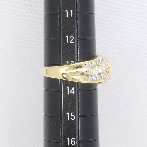 18K Yellow Gold Diamond Ring for Women - Elegant Solitaire Engagement & Wedding Band - Perfect for Proposals, Anniversaries & Special Occasions
