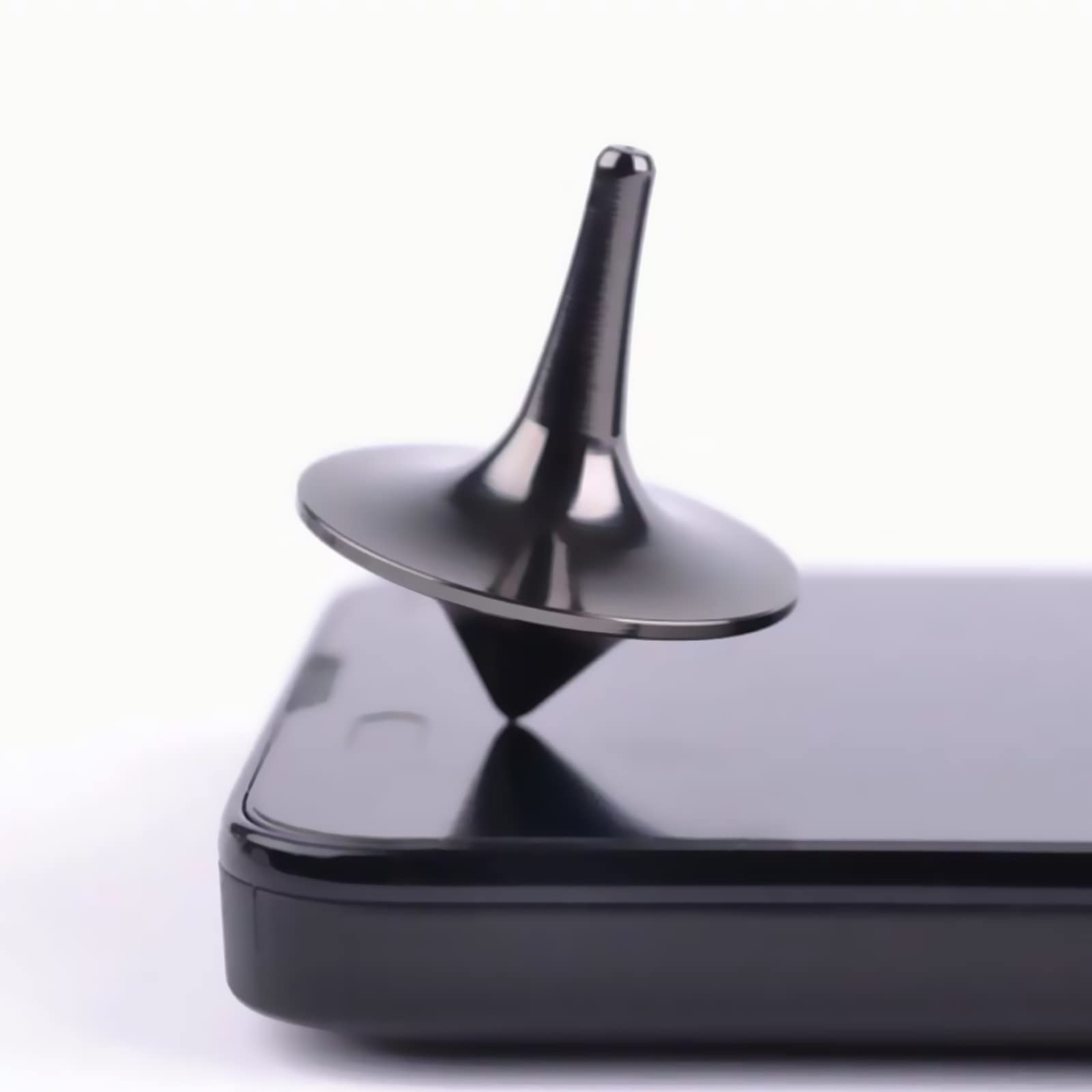 Premium Metal Spinning Top - High Accuracy Gyro Toy for Stress Relief & Focus - Silver, Gold, Black - Perfect for Office Desk, Classroom & Fidget Play