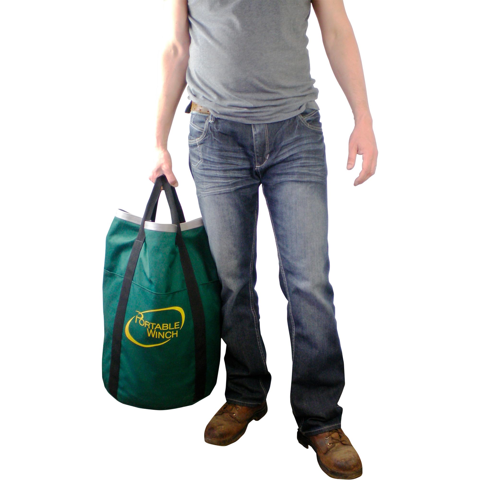 Portable Winch Rope Bag - 656-Foot Capacity Heavy Duty Storage for Winch Ropes, Model PCA-1257_XL - Perfect for Tree Removal, Logging, and Off-Road Recovery