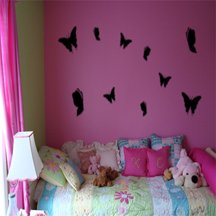 Butterfly Royal Blue Wall Decals - Peel and Stick Vinyl Wall Stickers for Home, Nursery, Bedroom & Office Decor