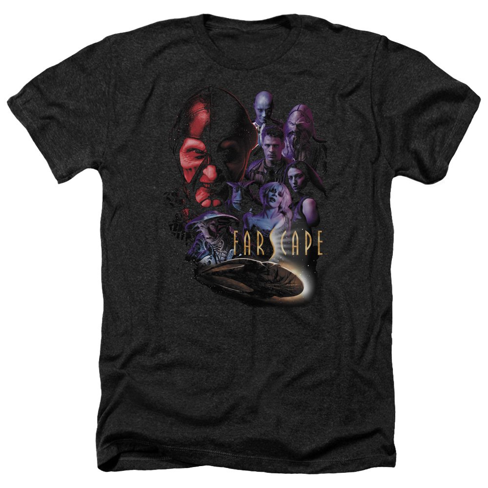Farscape Criminally Epic Unisex Heather T-Shirt for Men & Women - Comfortable Cotton Tee for Sci-Fi Fans, Casual Wear & Gift Giving
