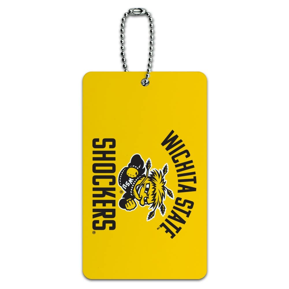 Wichita State Shocker Luggage Tag - Durable Suitcase ID Card for Travel & Carry-On Bags - Perfect for Airports, Cruises & Business Trips