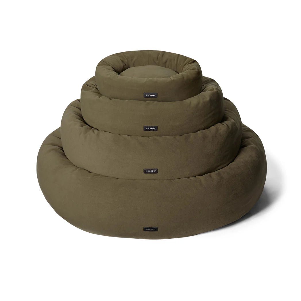 Self-Warming Polar Fleece Pet Cuddler Blanket - Olive Green Cozy Bed for Dogs & Cats - Perfect for Winter Snuggles, Crate Lining, and Sofa Lounging