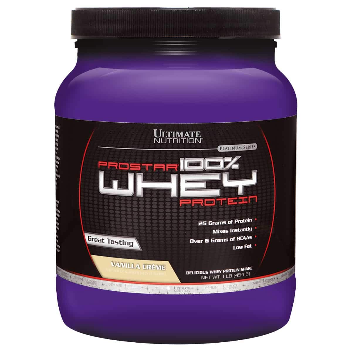 Ultimate Nutrition Prostar Whey Protein Powder - Low Carb Protein Shake with BCAAs, Whey Protein Isolate & Concentrate Blend, 25g Protein per Serving, Keto Friendly, 1lb Vanilla Crème - Perfect for Post-Workout Recovery & Muscle Building