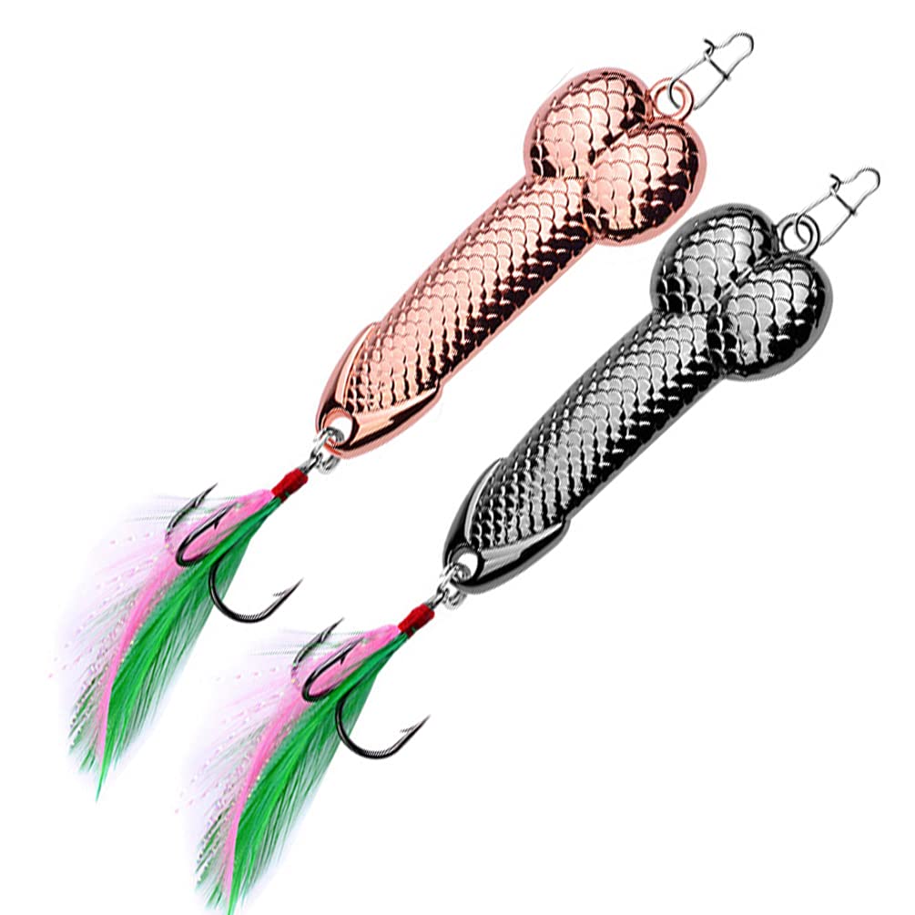 Premium Metal Jig Fishing Lures for Bass, Trout & Walleye - Deep Sea & Freshwater Jigging Lures with Long Shot Slots Hook - Ideal for Saltwater & Freshwater Fishing Adventures
