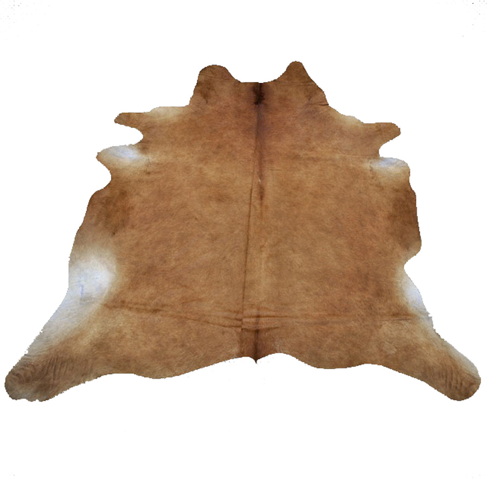 8 Ft X 7 Ft Premium Brazilian Cowhide Rug - Natural Hair-On Leather Area Carpet for Living Room, Bedroom & Office Decor - Durable & Stylish Home Floor Covering