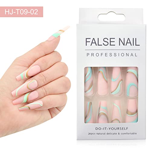 Nude Green Ribbon