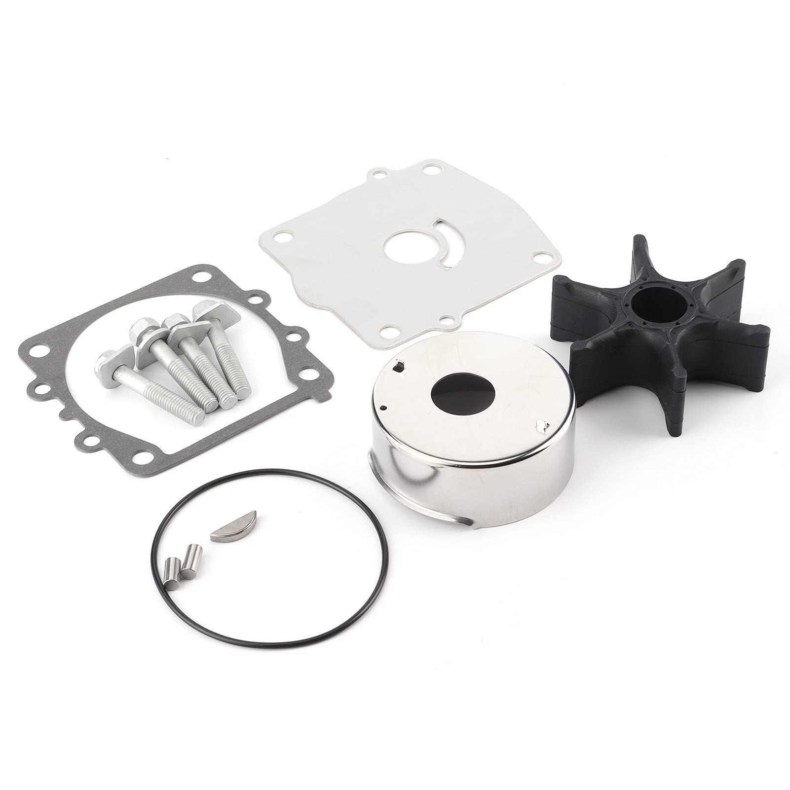 Aoutecen Outboard Motor Water Pump Repair Kit 6e5-W0078-01-00 - Replacement Water Pump Kit Compatible with Yamaha 115-130hp Boat Engine - Marine Boat Accessories for Smooth Sailing & Engine Maintenance