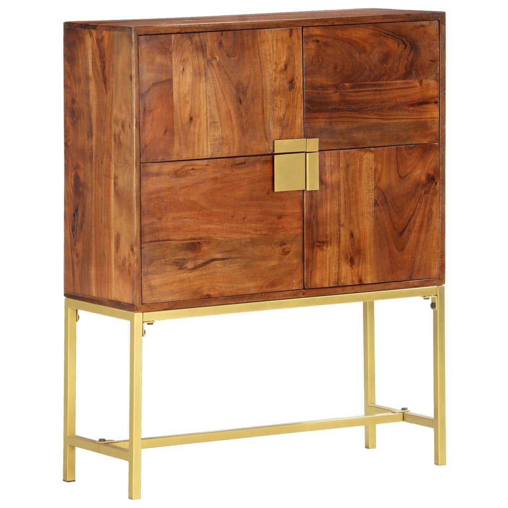 Modern Wooden Accent Cabinet with Doors - 31.5