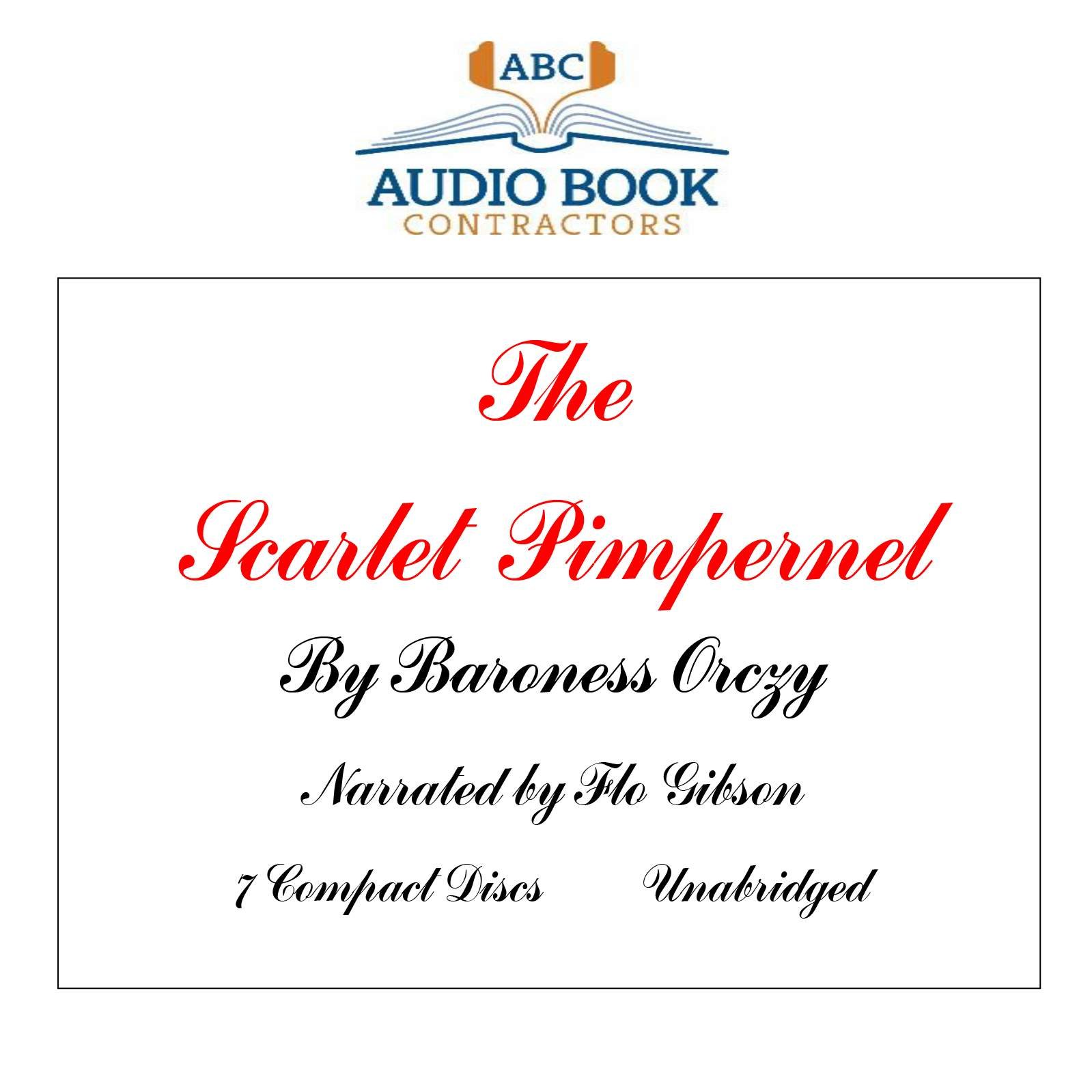 The Scarlet Pimpernel - Classic Book on CD | Historical Fiction Audiobook | Perfect for Commuting & Home Listening