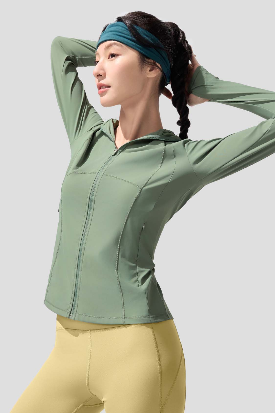 Motion Women's Cooling Quick Dry Sports Jacket UPF100+ Sun Protection - Lightweight Athletic Running Jacket for Outdoor Workouts & Summer Activities