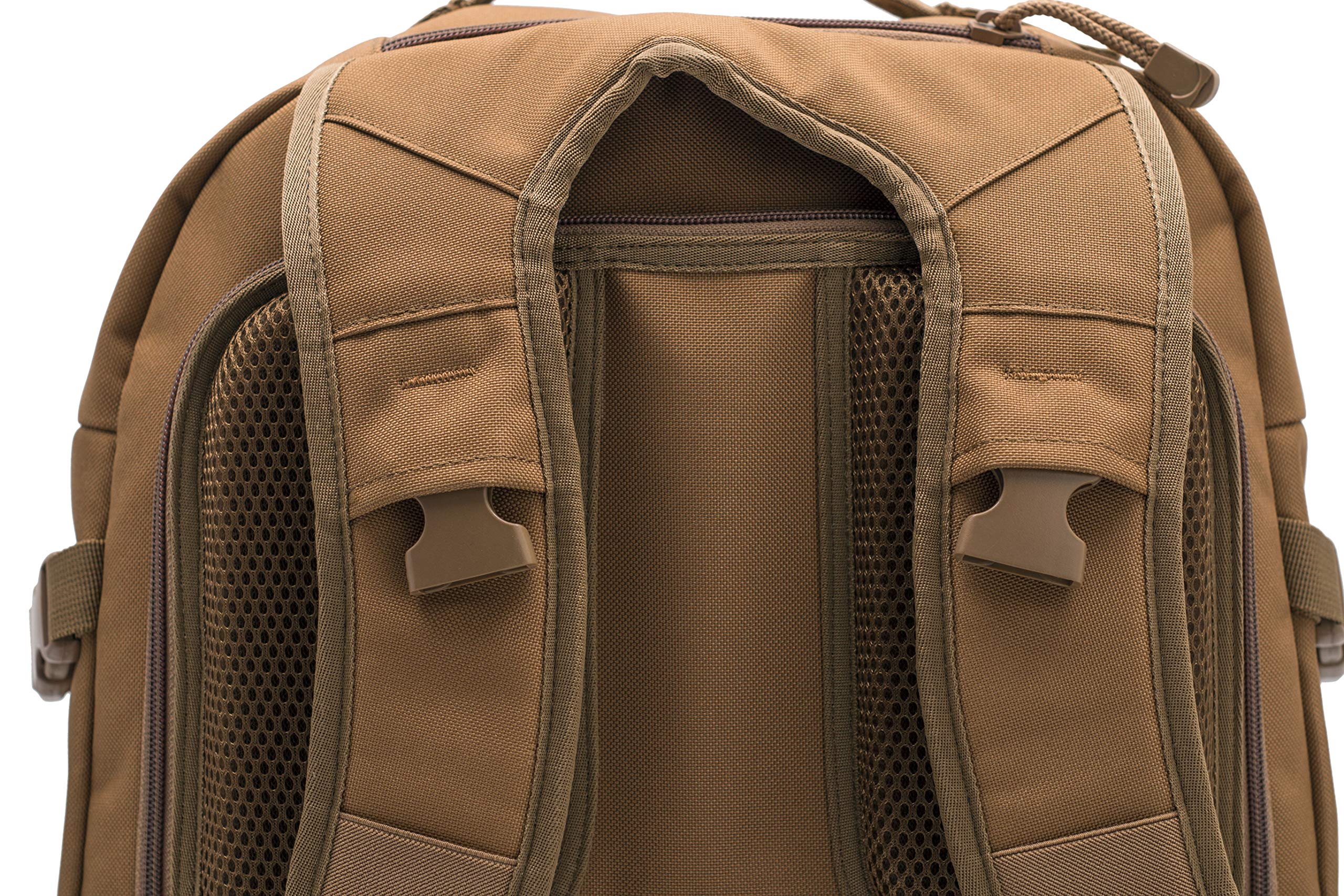 LAPG Atlas 24 Hour Tactical Backpack for Men & Women - Large Durable Military Backpack for Hiking, Camping, Survival & Outdoor Adventures - Perfect Bug Out Bag & Combat Gear (Black) - Ideal for Travel, Emergency Preparedness & Tactical Missions
