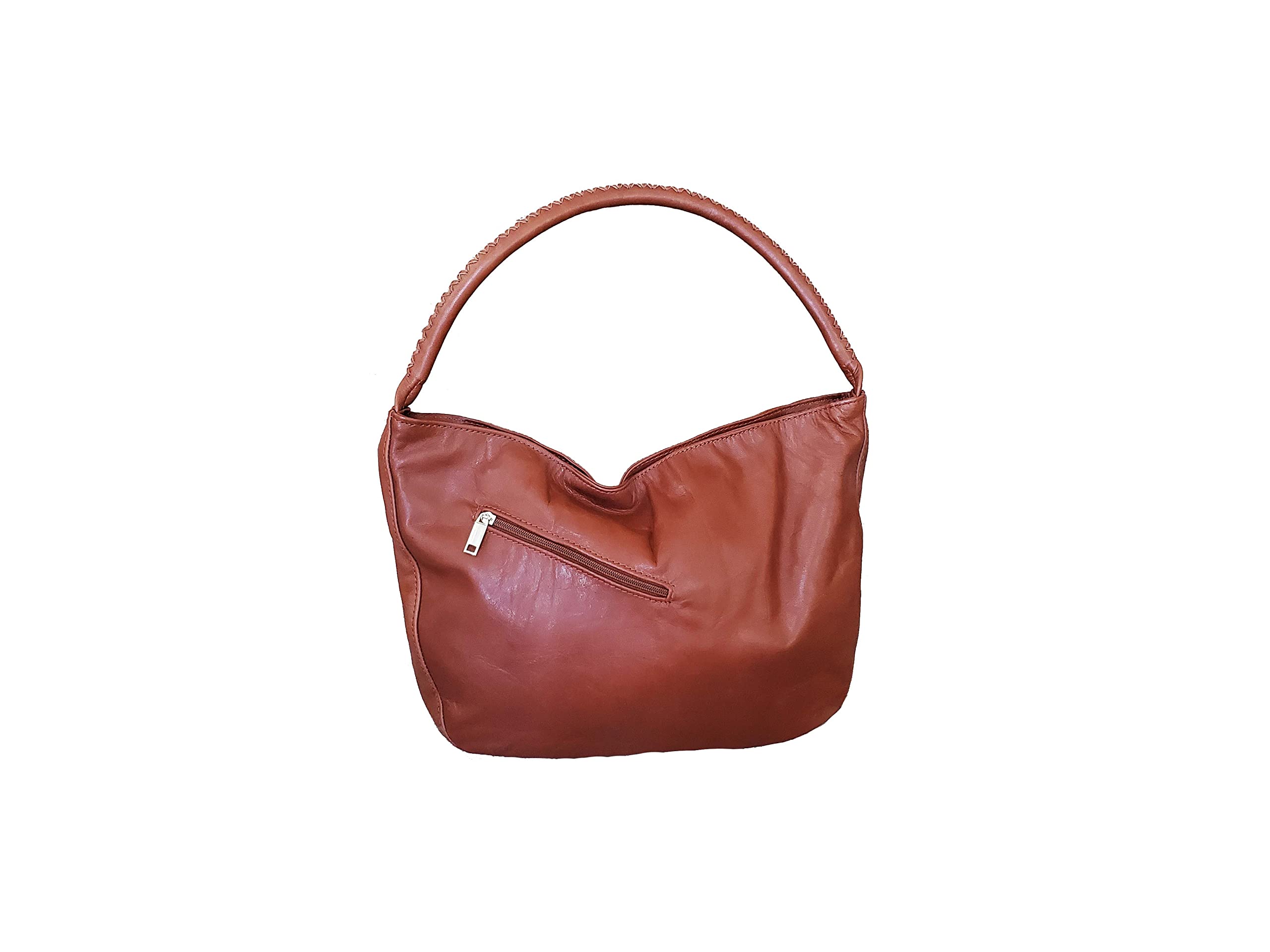 Fgalaze Brown Leather Hobo Bag - Stylish Casual Everyday Shoulder Handbag with Boho Chic Design for Women | Perfect for Work, Travel & Shopping (Sofia)
