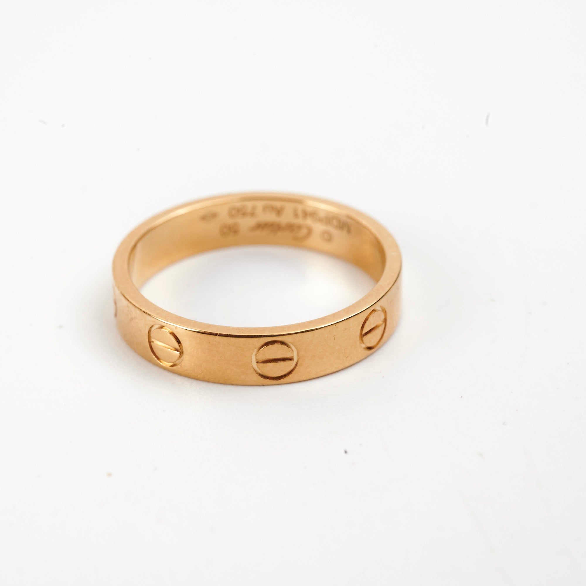 Cartier Small Love Ring 18K Yellow Gold Size 50 - Luxury Wedding Band & Anniversary Gift for Women
