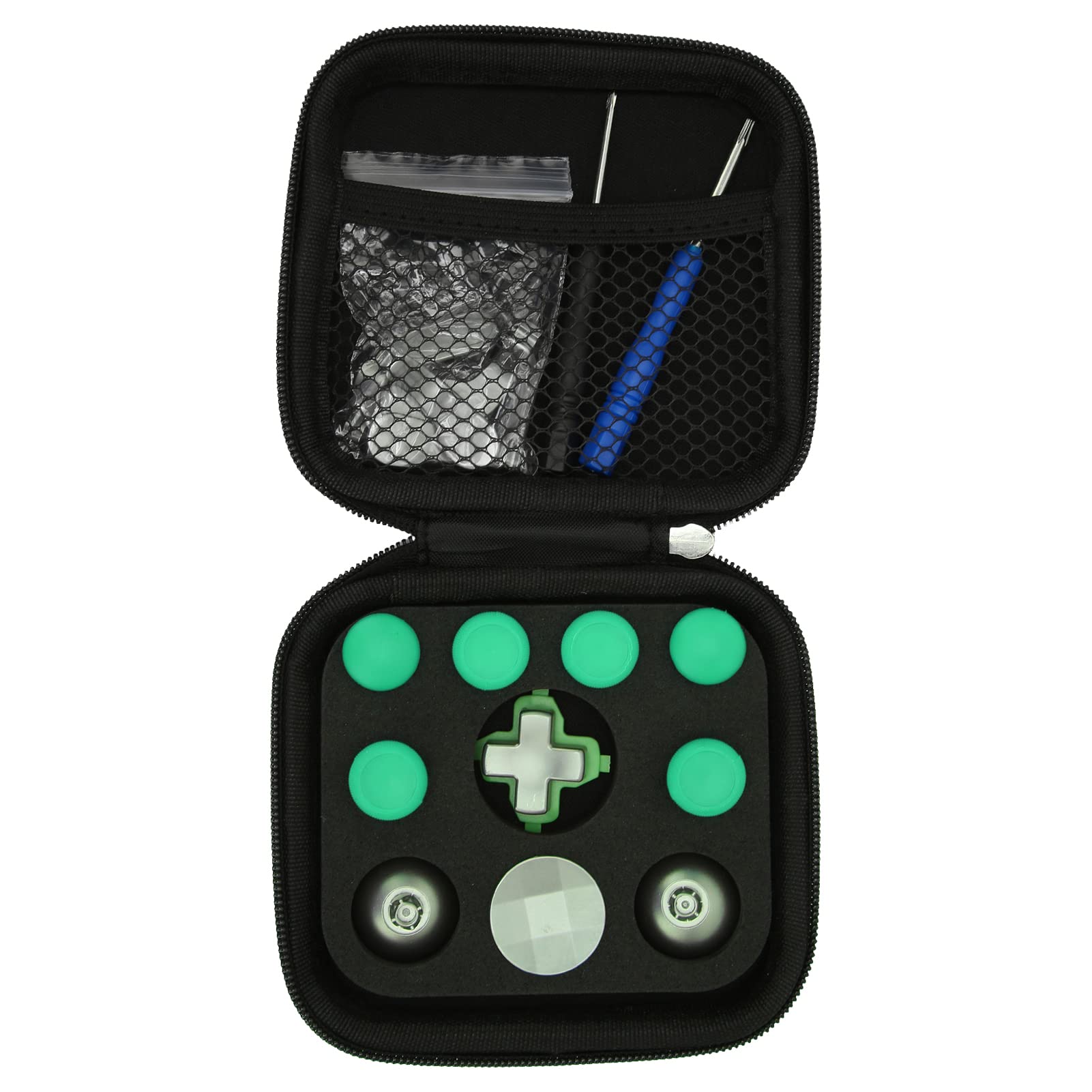 Metal Key Paddle Set for Gaming Controller - Green | Reduce Fatigue for Long Play Sessions