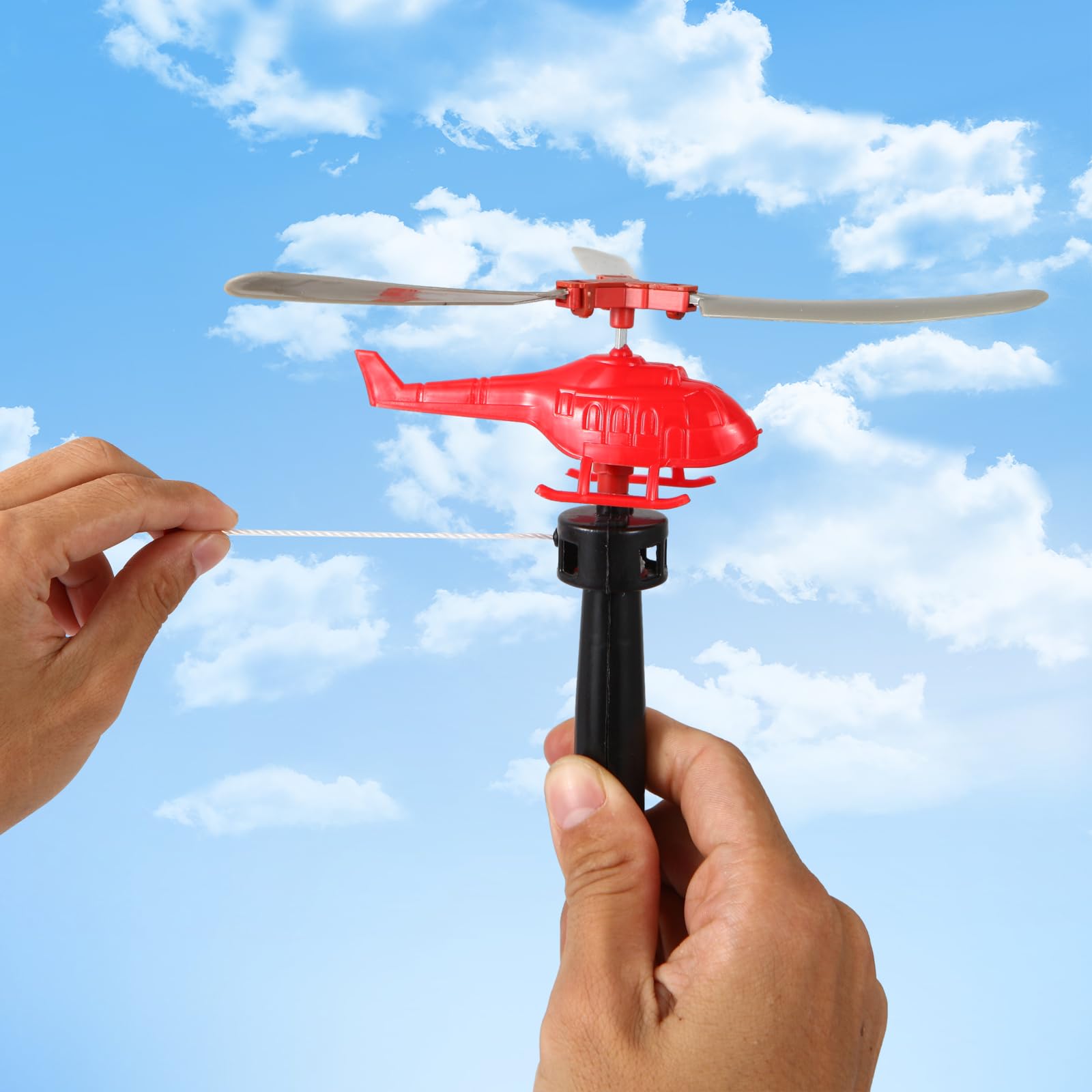 VETE 8 Pack Flying Toy Helicopter Set for Kids - 360° Rotating Airplane Toys for Boys & Girls | Bulk Party Favors, Classroom Prizes, Pinata Fillers & Goodie Bag Stuffers | Perfect for Birthday Parties, School Events & Outdoor Play