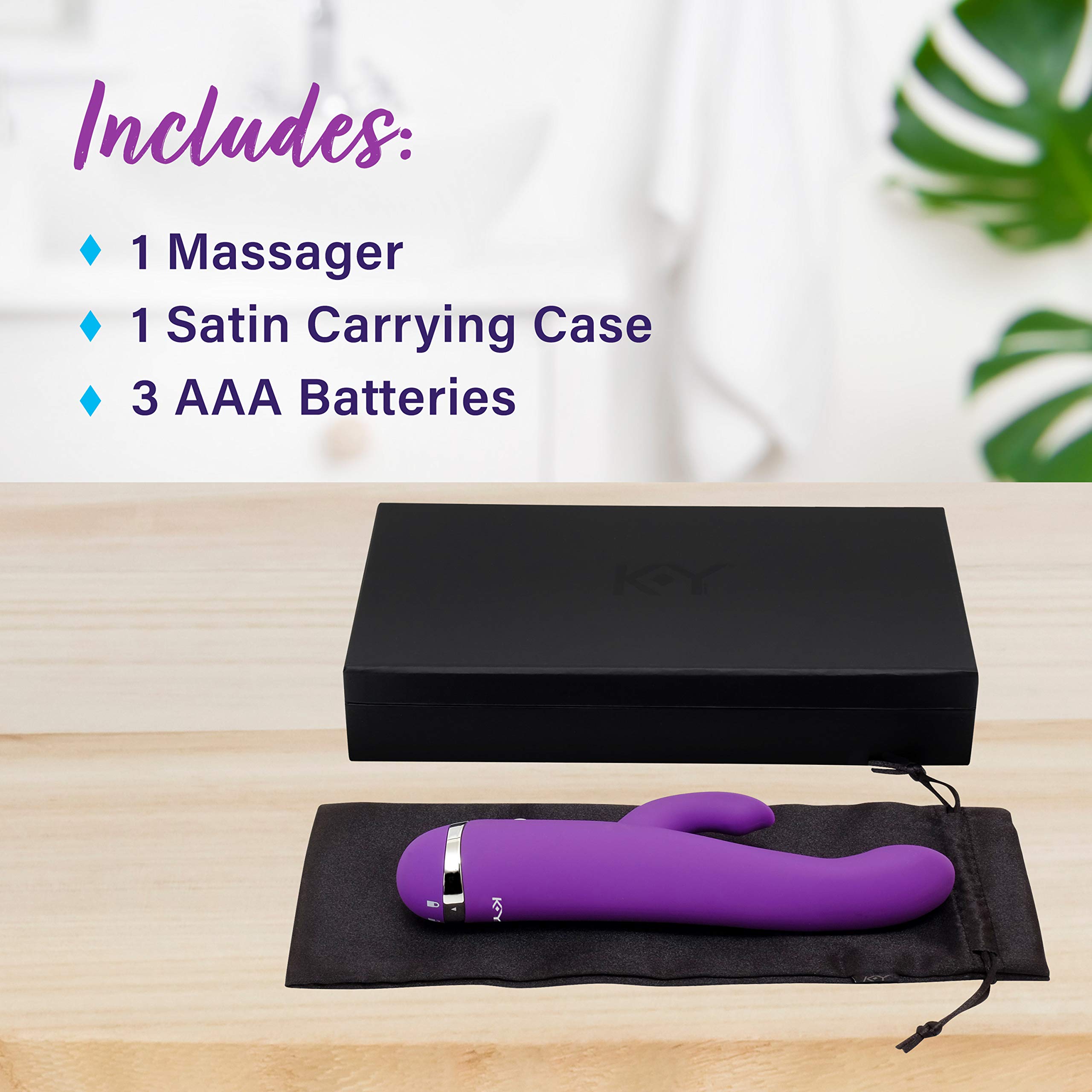Premium Rechargeable Vibrator for Women - Multi-Speed Personal Massager with 10 Vibration Modes, Waterproof & Ultra-Quiet Design - Perfect for Couples Play, Solo Pleasure & Stress Relief (Batteries Included)