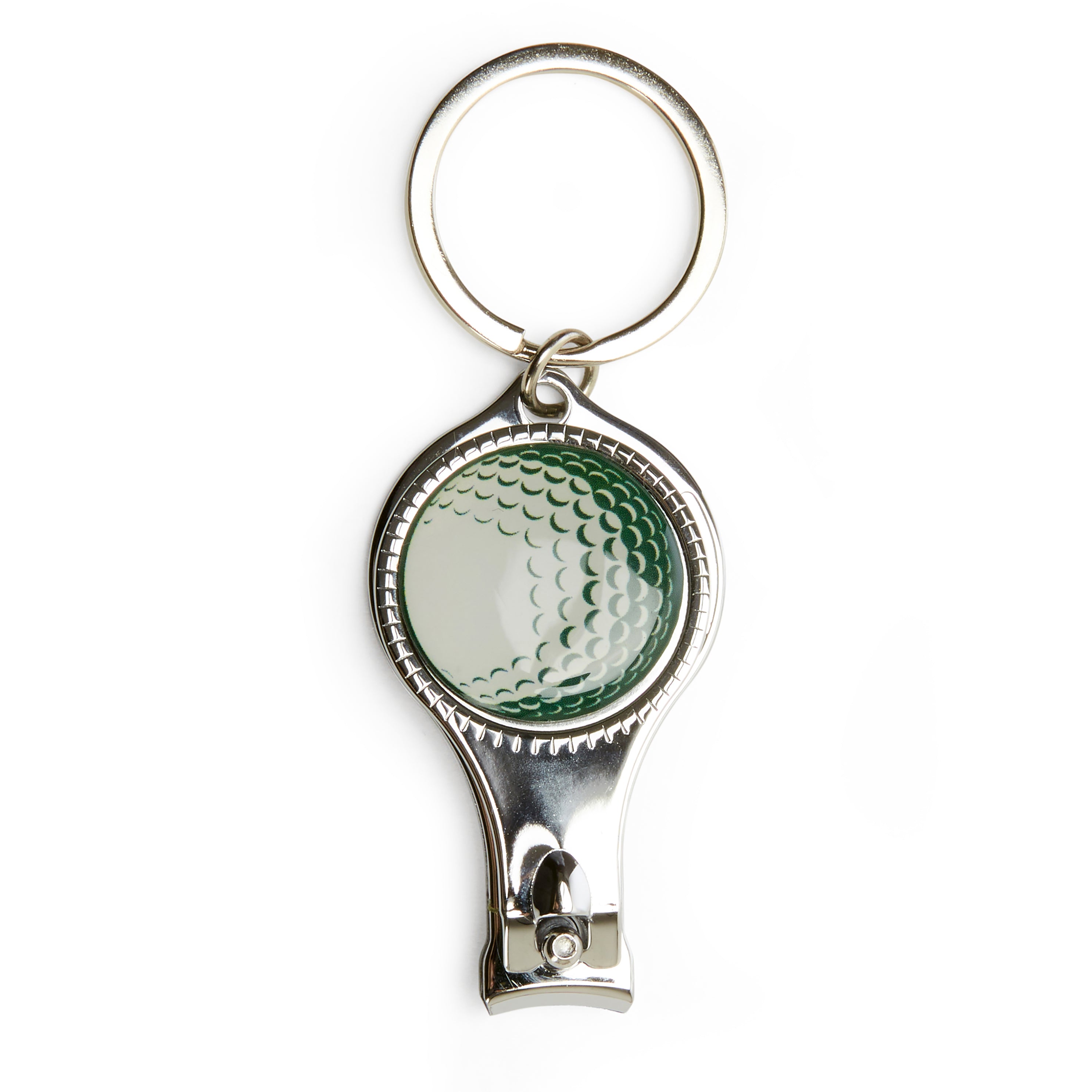 Premium Stainless Steel Golf Ball Design Nail Clipper - Sharp & Durable Fingernail & Toenail Clippers for Men & Women - Perfect for Golf Lovers, Travel, Home & Grooming Kits