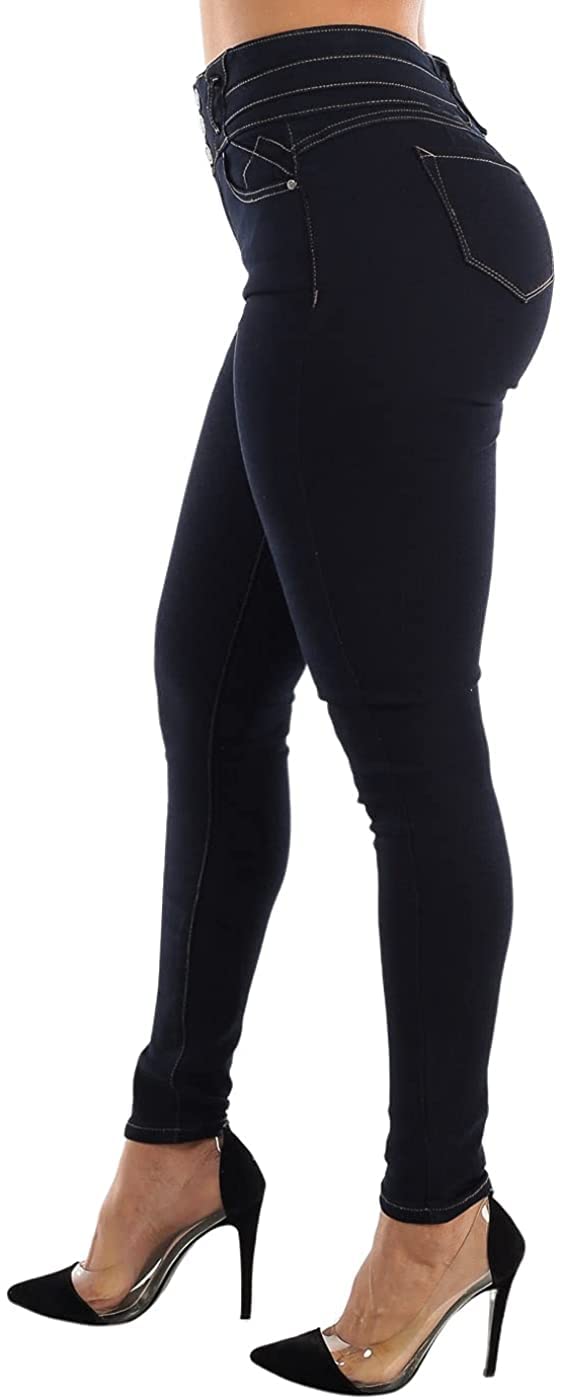 Best Colombian Butt Lifting Jeans for Women - High Waisted Skinny Stretch Denim - Perfect for Night Out & Date Night