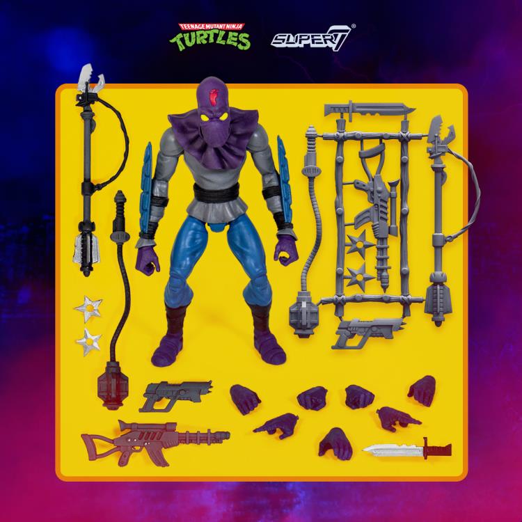 Teenage Mutant Ninja Turtles ULTIMATES! Foot Soldier Action Figure - Collectible TMNT Toy for Fans & Display - Perfect for Play, Gifts, and Comic Conventions