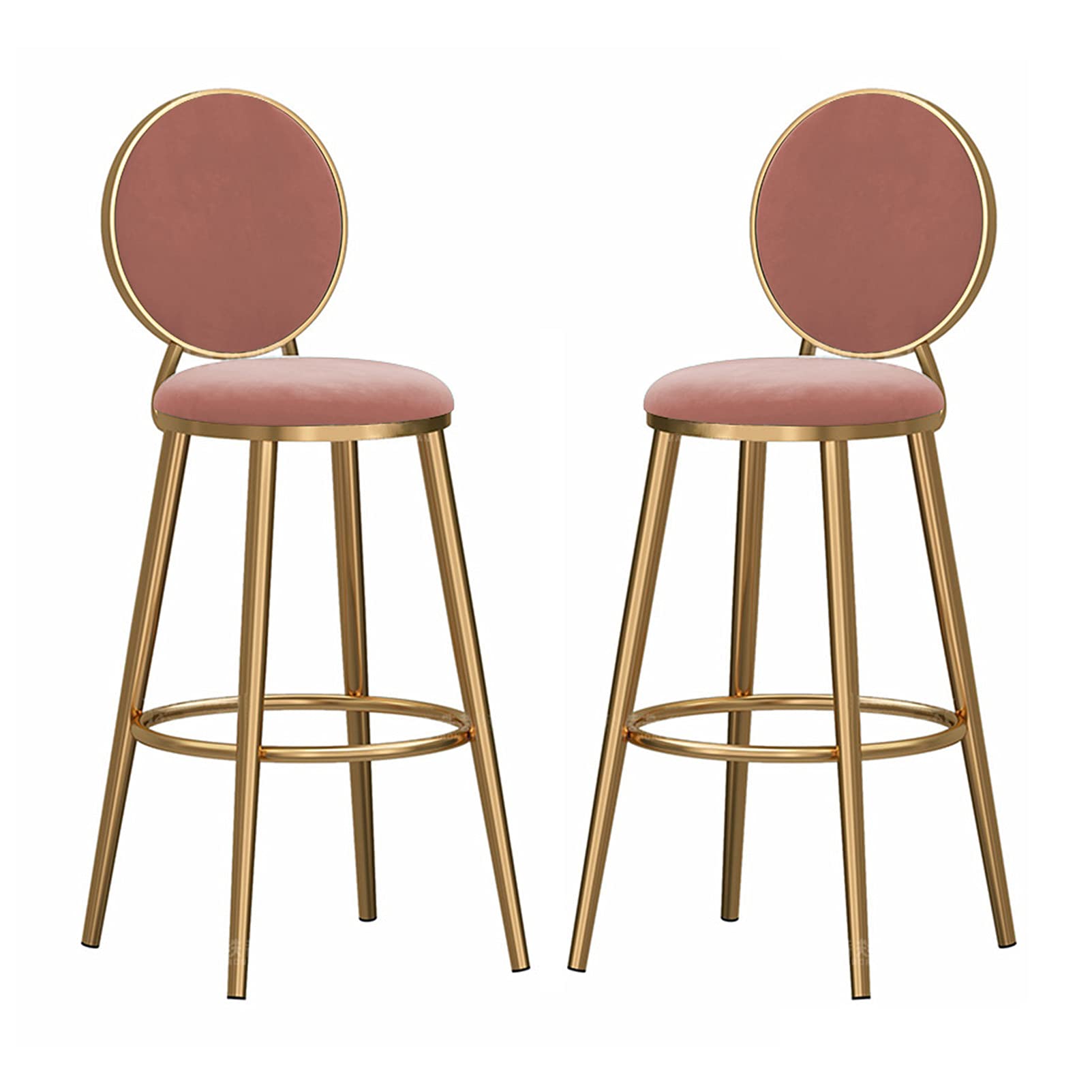 Velvet Bar Stools Set of 2 - 30