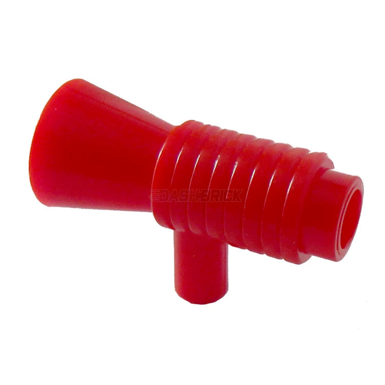 LEGO Minifigure Accessory - Red Loudhailer Megaphone & Star Wars Blaster (4349) for Action Figure Display, DIY Scenes & Collectors - Perfect for LEGO Builders & SW Fans