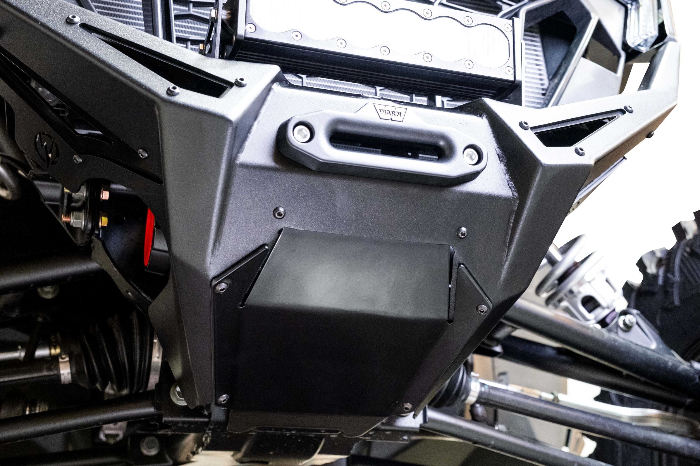 2020-2024 Polaris RZR Pro XP Volt Series Winch Front Bumper FWB610001 - Heavy Duty Off-Road Protection for UTV & ATV Trail Riding & Adventure Racing