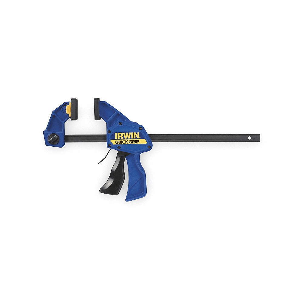 IRWIN 12 Inch Medium Duty One Handed Bar Clamp - Heavy Duty Woodworking Tool for DIY Projects, Carpentry, and Home Improvement (Model 1964718) - Perfect for Wood Clamping, Cabinet Making, and Furniture Repair