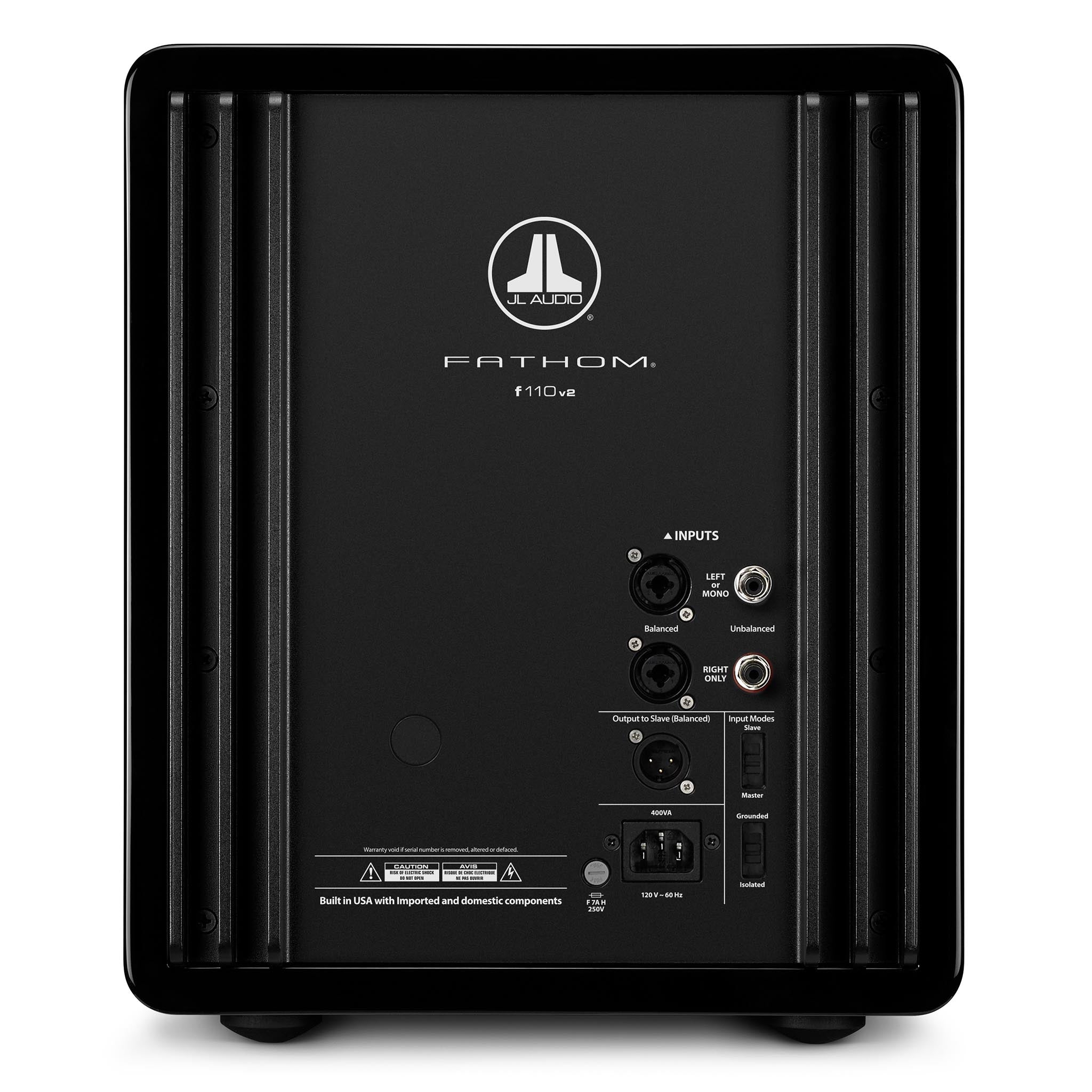 JL Audio Fathom f110v2 12-Inch Powered Subwoofer - High Performance Home Theater & Music Bass Speaker for Audiophiles - Perfect for Living Room, Home Theater, and Gaming Setup