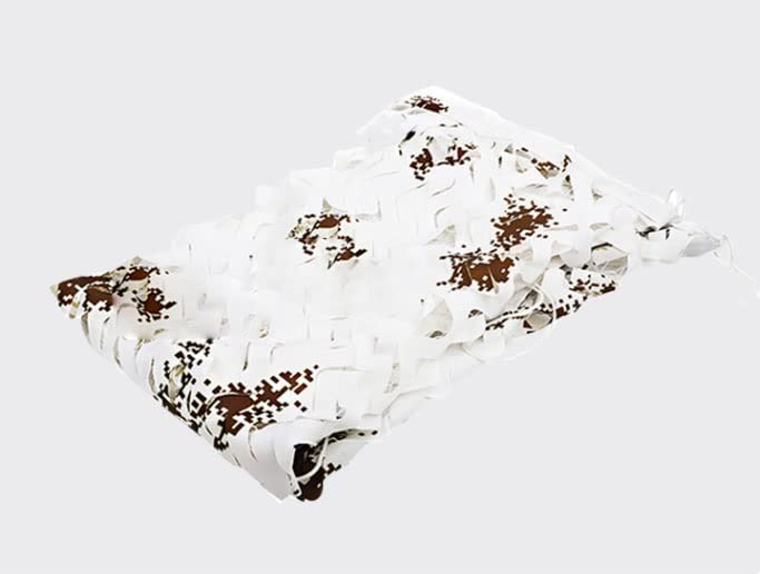 Military Camouflage Netting - White Digital Snow Camo Net, Oxford Fabric Camouflage Cover for Hunting, Shooting, Camping & Outdoor Activities - Sunshade, Blind, Party Decoration & Military Surplus Bulk Roll