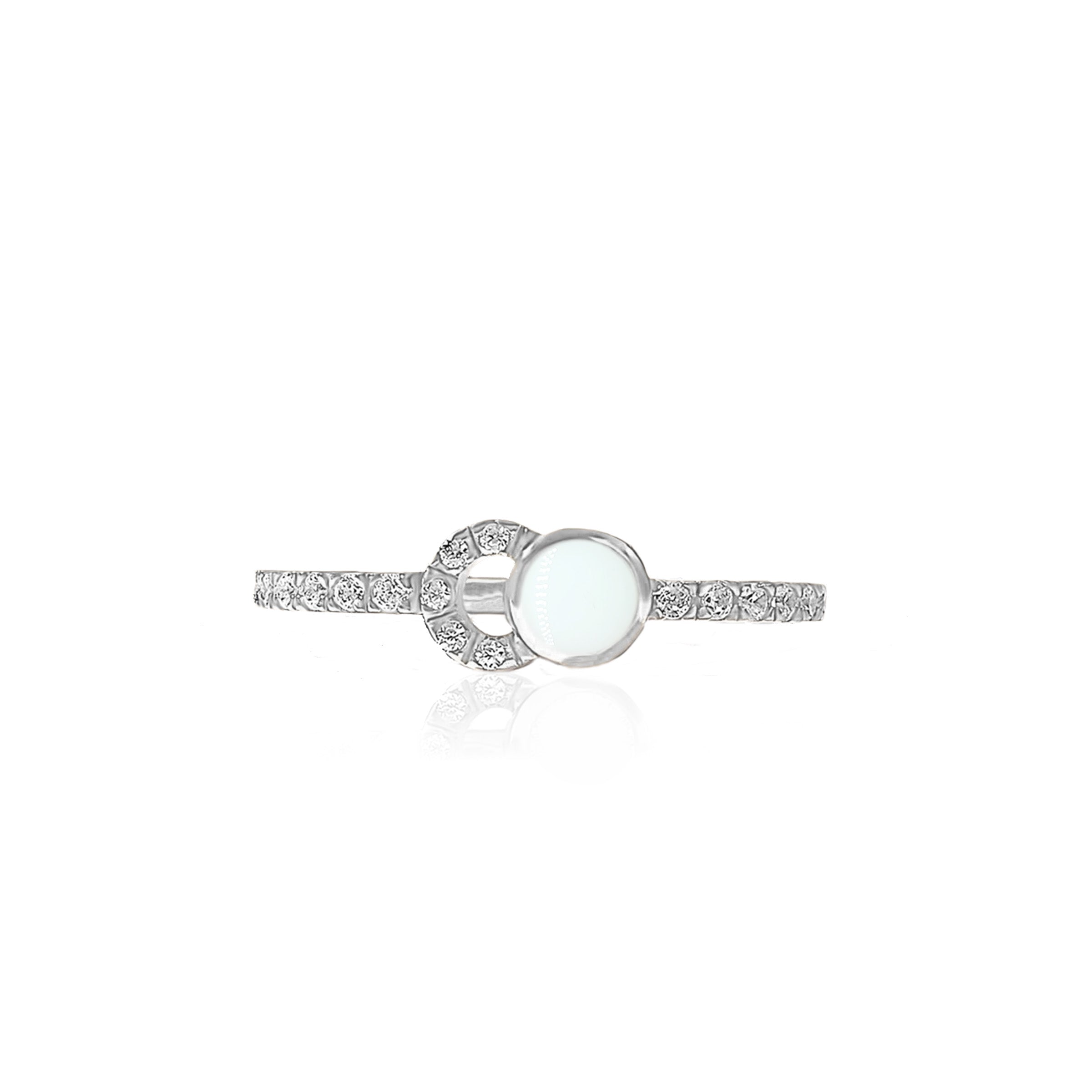 Gold Breastmilk Ring - Elegant Nursing Jewelry for Breastfeeding Moms - Perfect for Mother's Day, Baby Showers & Nursing Gifts