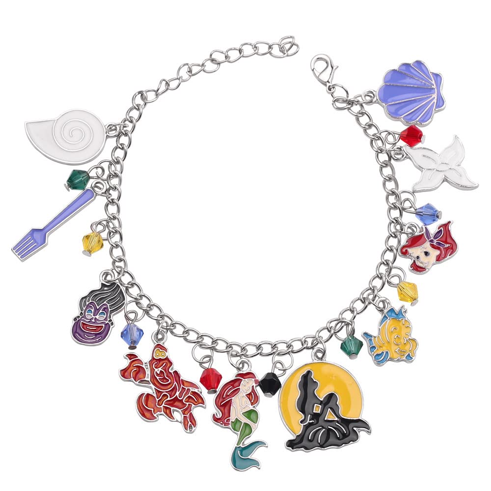 Blingsoul Adjustable Gold & Sterling Silver Charm Bracelet for Women - Trendy Movie-Themed Jewelry Gift for Birthday, Anniversary & Everyday Wear