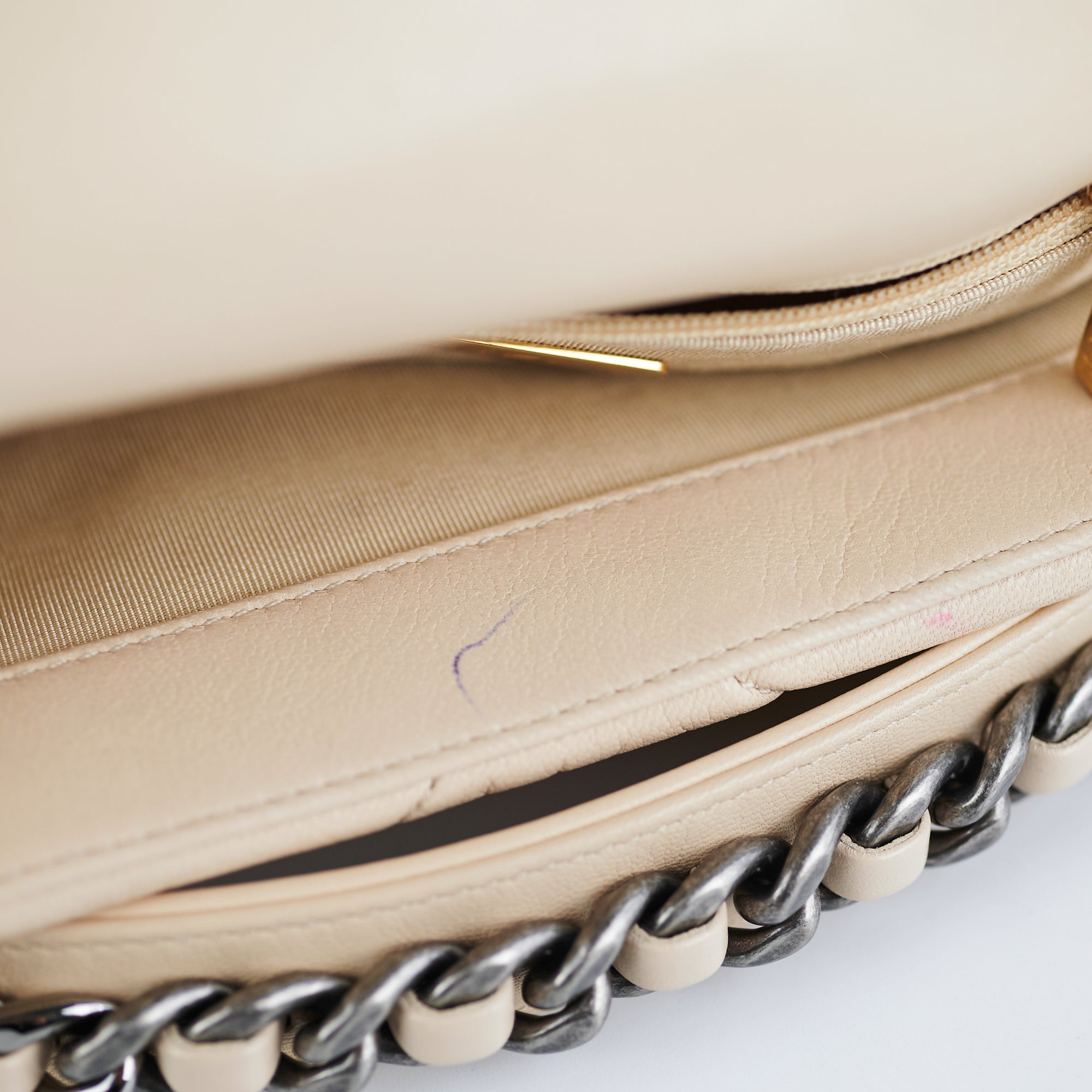 Chanel Small 19 Beige Handbag - Luxury Designer Crossbody Bag for Women | Perfect for Date Night, Office & Special Occasions