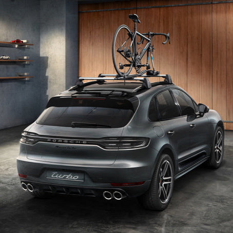 Porsche Macan II Bike Rack - Premium Roof Mounted Bicycle Carrier for Porsche SUVs - Perfect for Road Trips & Mountain Biking Adventures