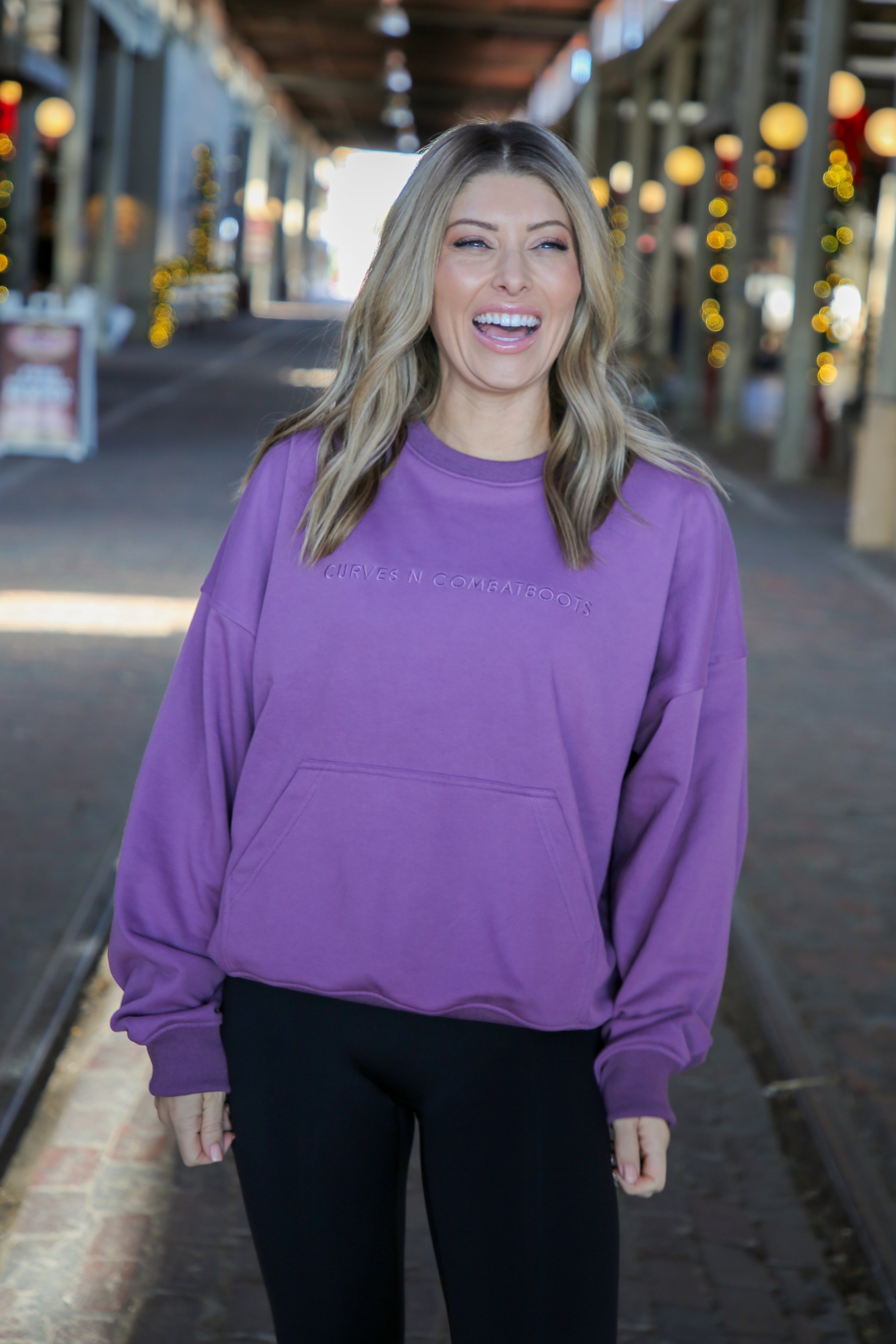 Purple Crewneck Sweatshirt for Men & Women | Soft & Comfortable Casual Wear | Perfect for Everyday Outfits, Gym, and Lounge