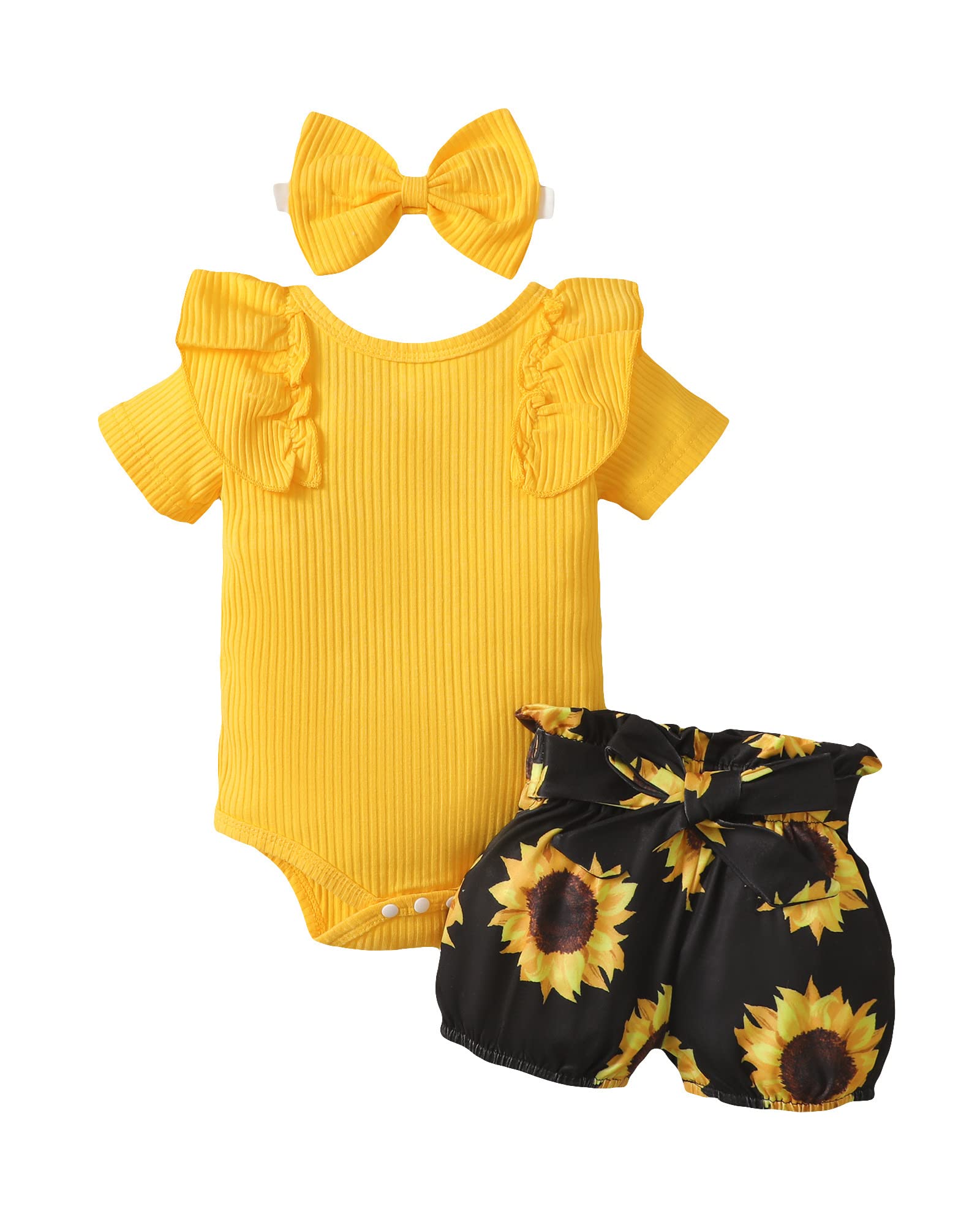 Adorable Newborn Baby Girl Clothes Set - Soft Romper & Pants Outfit for Summer Fall Winter | Cute Infant & Toddler Girl Fashion | Perfect for Playtime, Family Photos & Special Occasions