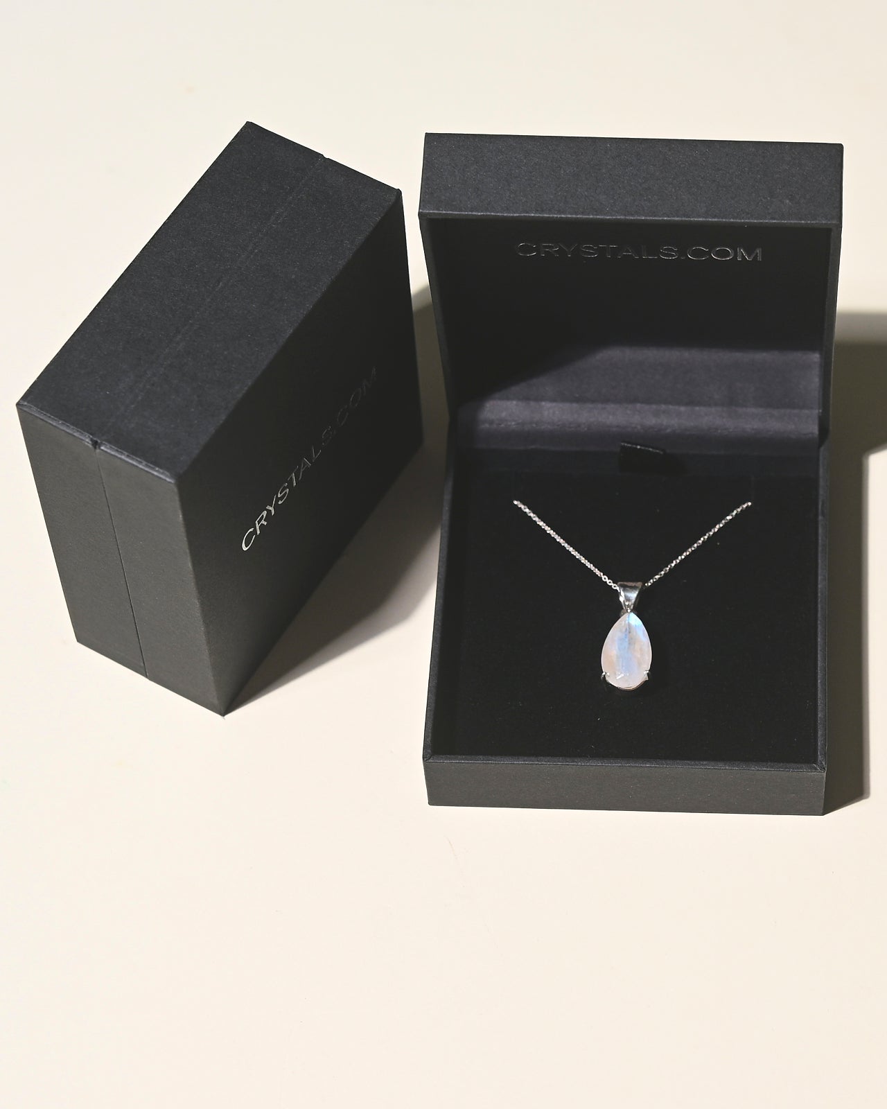 Moonstone Necklace for Women – Healing Crystal Jewelry, Sterling Silver Pendant for Spiritual Protection & Positive Energy | Perfect for Meditation, Yoga & Everyday Wear