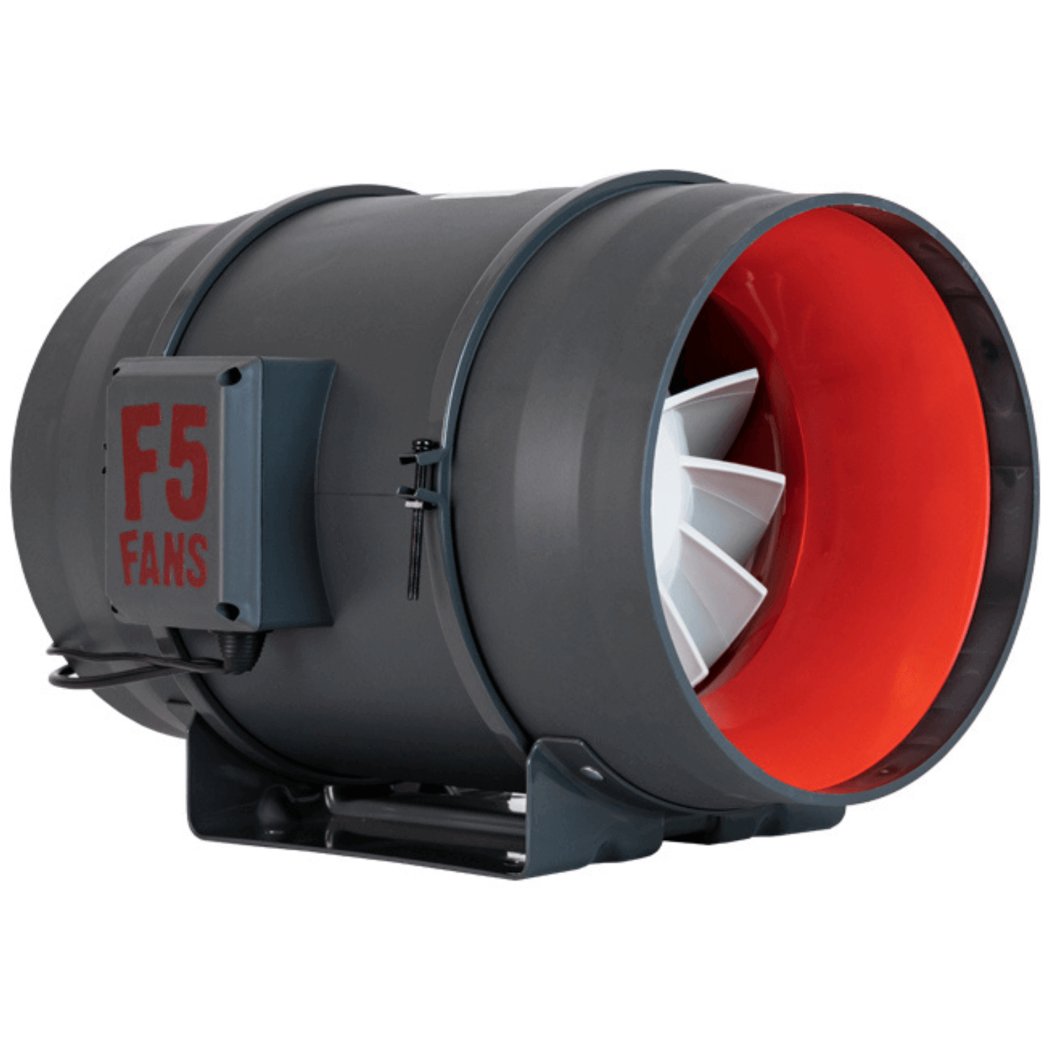 F5 Fans 12 Turbo EC Inline Duct Fan - High Efficiency Ventilation Fan for Home, Grow Room & HVAC Systems - Quiet Cooling Solution for Indoor Air Circulation