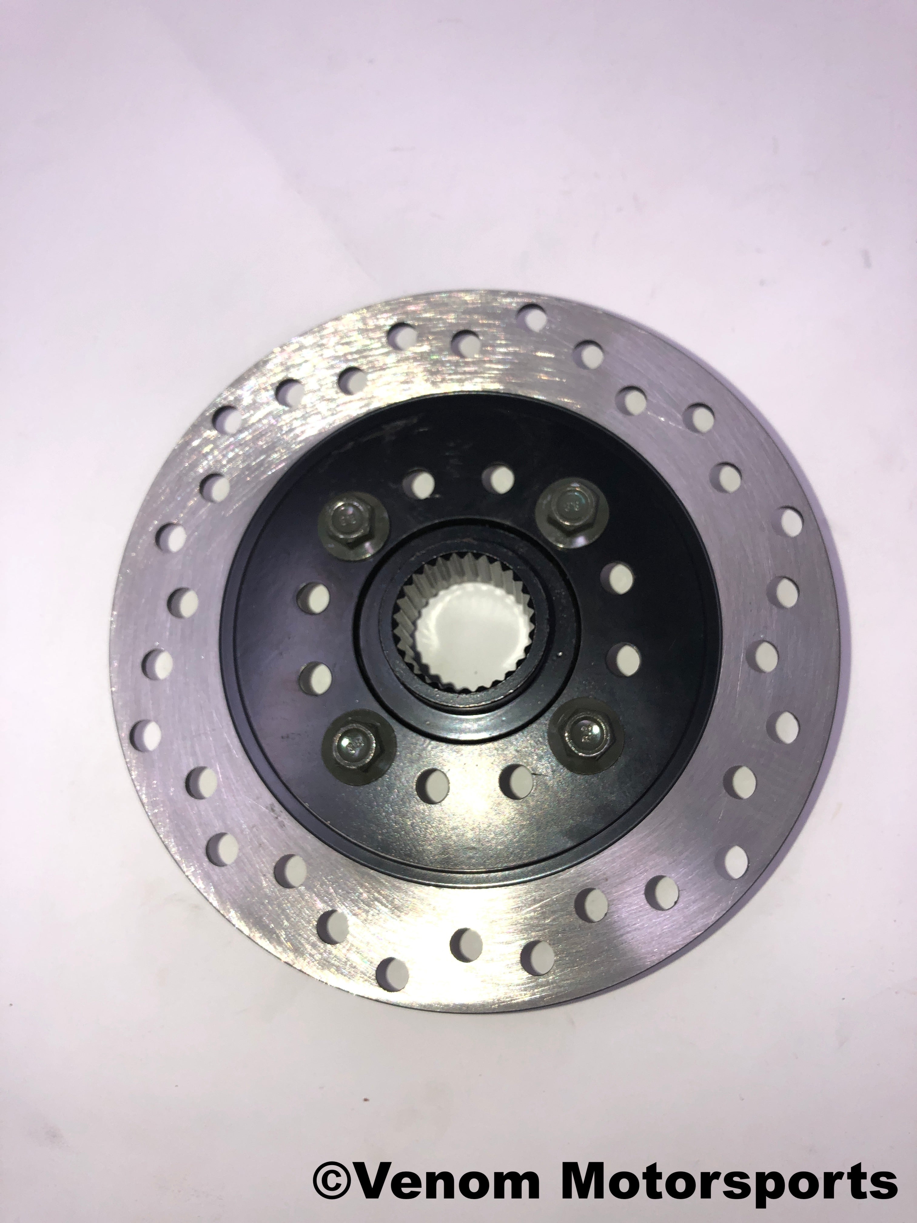 High-Quality Replacement Rear Brake Rotor for Venom 1500W ATV - Durable & Reliable Off-Road Performance | Perfect for Trail Riding, Mudding & Off-Road Adventures
