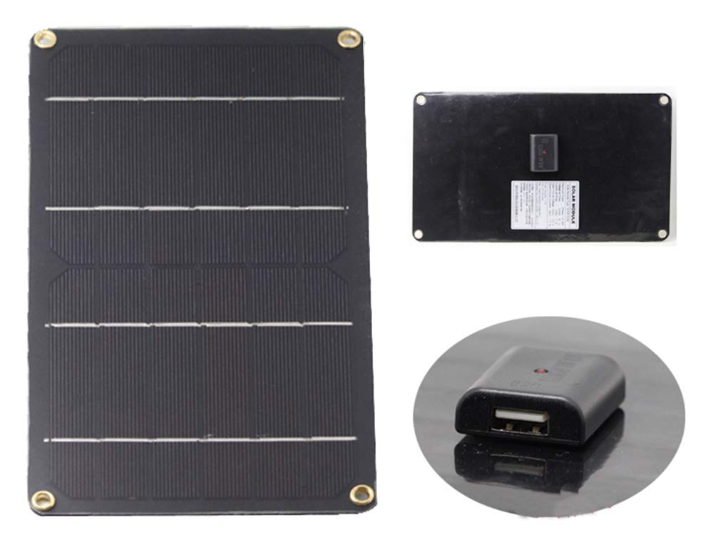 6V 6W Monocrystalline Solar Panel - High Efficiency DIY Kit for LED Lights, Camping, Hiking, Outdoor Travel | Portable Power Charger for Phones & Cars | Perfect for Emergency, RV, Boat & Off-Grid Use