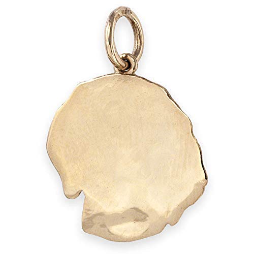 9ct Solid Gold Beagle Dog Pendant - Handmade in UK - Perfect Gift for Dog Lovers & Jewelry Collectors